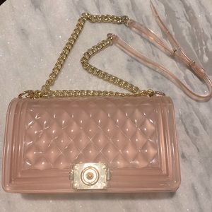 Pink and Gold purse